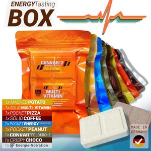 9x CONVAR-7 NextGen Proef pakket Energiereep (120 g)