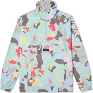 ADIDAS ORIGINALS Ryv Festival Windbreaker In All Over Camo Print- Maat M