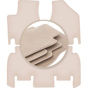 PREMIUM beige vloermatten voor: Chrysler Pacifica RU minivan 2016-