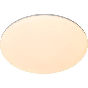 Lucide OLSON - Plafonnière Badkamer - Ø 45 cm - LED - CCT - 1x45W 3000K/6500K - IP44 - Opaal