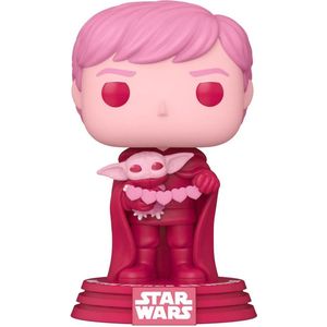 Funko Star Wars Verzamelfiguur Valentines POP! Star Wars Luke & Grogu 9 cm Roze