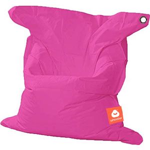 Whoober rechthoek zitzak St. Tropez XL outdoor fuchsia - Wasbaar - Voor binnen en buiten