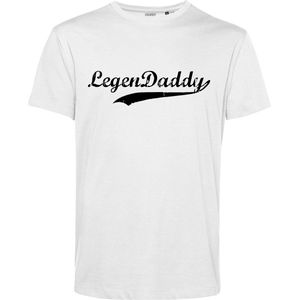 T-shirt Legendaddy | Vaderdag | Vaderdag cadeau met tekst | Vaderdag cadeau | Wit | maat 5XL