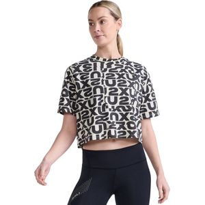 2XU Form Crop Tee Croptop Losse snit - Ademende stof- Zacht en robuust