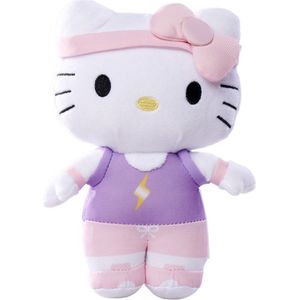 Atleet - Hello Kitty Super Style Pluche Knuffel 20 cm {Speelgoed Knuffeldier Knuffelpop voor kinderen jongens meisjes | Hello Kity Kat Cat Plush Toy}