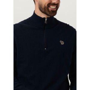 Paul Smith Mens Sweater Zip Neck Zeb Bad Truien & Vesten Heren - Sweater - Hoodie - Vest- Donkerblauw - Maat XL
