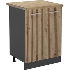 Vicco R-Line Keuken Keukenonderkast – 60 cm , WB Eik Artisanaal eiken , WB Eik