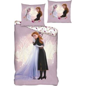 Disney Frozen Dekbedovertrek Hug - Eenpersoons - 140 x 200 cm - Polyester