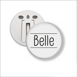 Button Met Clip 58 MM - Belle