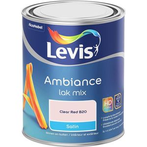 Levis Ambiance Lak Satin Mix - Clear Red B20 - 1 L