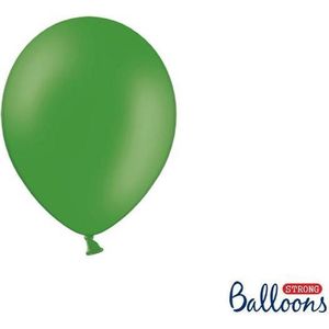 Strong Ballonnen 12cm, Pastel Emerald groen (1 zakje met 100 stuks)