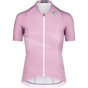 BIORACER Fietsshirt Dames Korte Mouw - New! Zomercollectie 2024 - Model 'Icon' - Roze- Maat XS - Fietskleding Dames