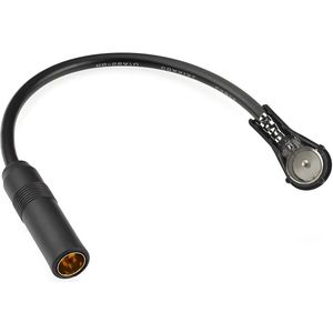 Adapterantenne radio-antenne ISO DIN mannelijk vrouwelijk AM/FM-antenne voor FM-radio auto's CD/DVD-TV-tuner universeel