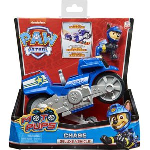 PAW Patrol Moto Pups - Chase - Terugtrekmotor- Speelgoedauto