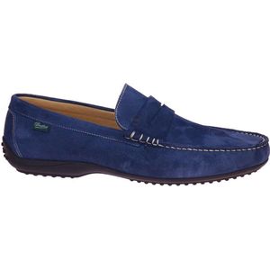 Paraboot Blauw Suede Moccasin