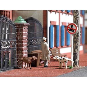 Busch - Pinkelnde Hunde H0 (2/20) * - BU7895 - modelbouwsets, hobbybouwspeelgoed voor kinderen, modelverf en accessoires