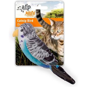 All For Paws Bird - Kattenspeelgoed - 15x5x5 cm Assorti