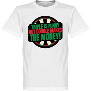 Double Makes The Money Darts T-Shirt - L