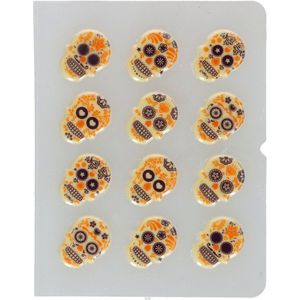 FunCakes Chocolade Decoraties - Day of the Dead - Set/12