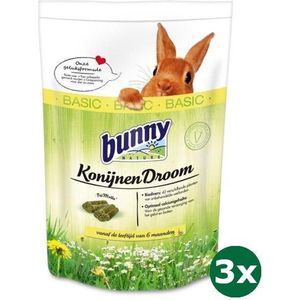 3x1,5 kg Bunny nature konijnendroom basic