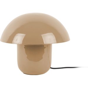 Leitmotiv Tafellamp Fat Mushroom - Bruin - 29x29x25cm - Scandinavisch - Sinterklaas cadeau - Sinterklaas cadeautjes - Cadeau vrouw - Cadeau man - Cadeau voor haar - Cadeau voor hem - Sint cadeau - Sint kado - Kado man - Kado vrouw