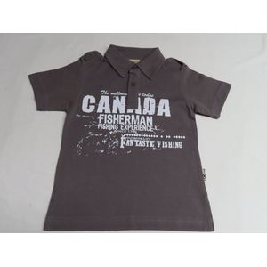 polo -Jongens - Taupe - Canada - Fisherman - 3 jaar 98