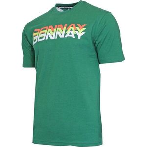 Donnay Heren - T-Shirt Daks - Sportshirt -  Forest-green - Maat S