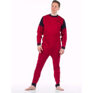 Plukpak voor volwassenen | Rugritssluiting  | Rits in het kruis | Hansop | Rood | XS