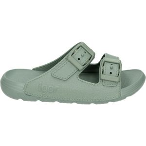 Igor KAI - MeisjesSlippersKinderslippers - Kleur: Groen - Maat: 29