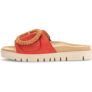 Gabor -Dames - rood - slippers & muiltjes - maat 39
