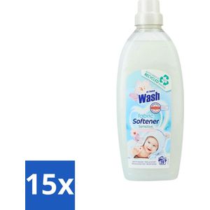 At Home - Wash - Wasverzachter - Sensitive - 20 Wasbeurten - Bulkverpakking - 15 stuks