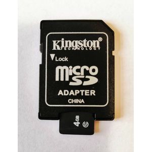 Kingston Micro SD kaart 4 GB