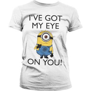 Minions Dames Tshirt -L- I Got My Eye On You Wit