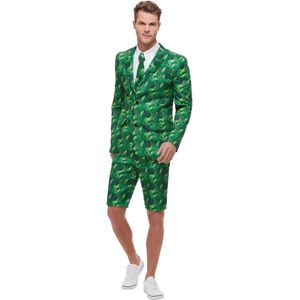 Smiffy's - Hawaii & Carribean & Tropisch Kostuum - Palmboom Tropische Eiland - Man - Groen - XL - Carnavalskleding - Verkleedkleding