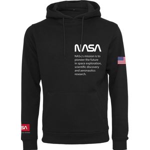 Mannen - Heren - Menswear - Dikke kwaliteit - Modern - Streetwear - Urban - NASA - Definition - Black - US - Secret Hoody