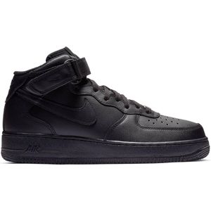 Nike Air Force 1 Mid '07 Heren Sneakers - Black/Black - Maat 44