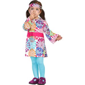 ATOSA - Veelkleurig hippie kostuum met stippen voor baby's - 74/80 (6-12 maanden)
