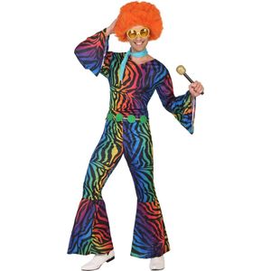 ATOSA - Fluo disco luipaard kostuum voor heren - M / L