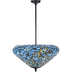 Art Deco Trade - Tiffany up-light Hanglamp Fly Away