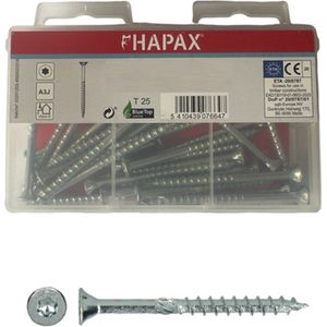 HAPAX - Houtschroeven - Schroef - 6x120 deeldraad Tx - 20 stuks