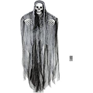 01383 Grim Reaper, 90 cm, Magere Hein, Hangdecoratie, Horror, Halloween, themafeest