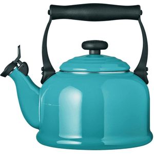 Le Creuset Fluitketel ""Tradition"" in Caribbean 2,1L