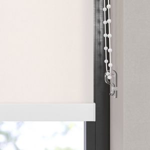 Dutchblinds Rolgordijn - lichtdoorlatend - Sneeuw Wit - 140x190cm - Raamdecoratie op maat