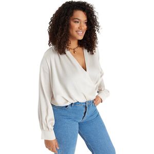 Trendyol Steen Satijn Geweven Bodysuit