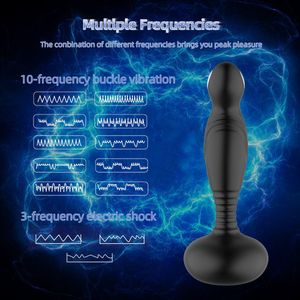 Fletcher - Electro shock vibrator - Prostaat massager - Vibrator - Seks speeltjes - Electro sex - erotiek - Dildo - Afstandsbediening - Sex toys