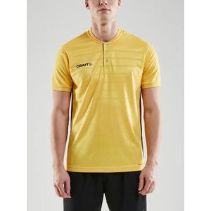 Craft Pro Control Button Jersey M 1906695 - Sweden Yellow/Black - S