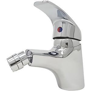 Badkamerkraan mengkraan voor bidet - Zilver - Hoogte: 13 cm - Materiaal: legering - Compact design