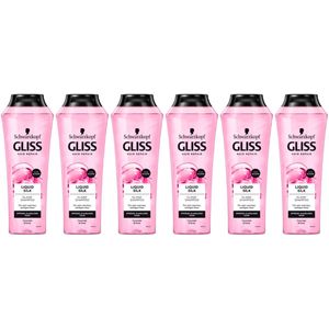 Gliss-Kur Shampoo – Liquid Silk 400 ml (6 stuks)