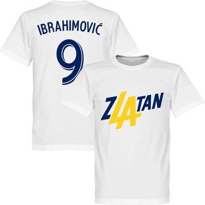 Zlatan Ibrahimovic 9 LA T-Shirt - Wit - XXXXL