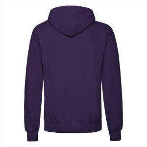 Fruit of the Loom - Classic Hoodie - Paars - M